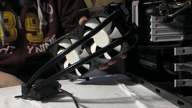 INSTALLING Fractal Design Kelvin S24 prosessorijäähdytin cooler смотреть онлайн