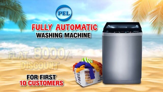 Get Big Discount | FLAT 8000/- | Pel Fully Automatic Washing Machine