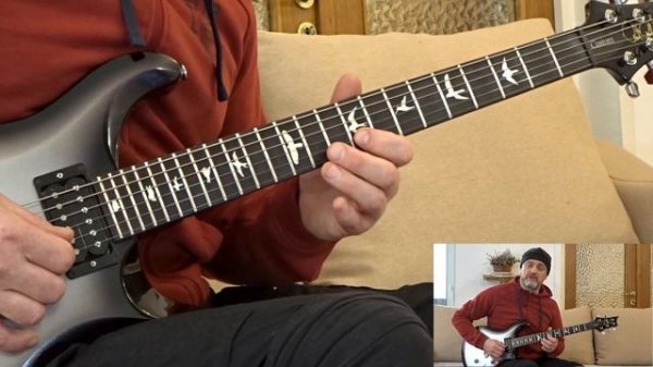 Joe Satriani Style Open String Legato, Fast Guitar Licks