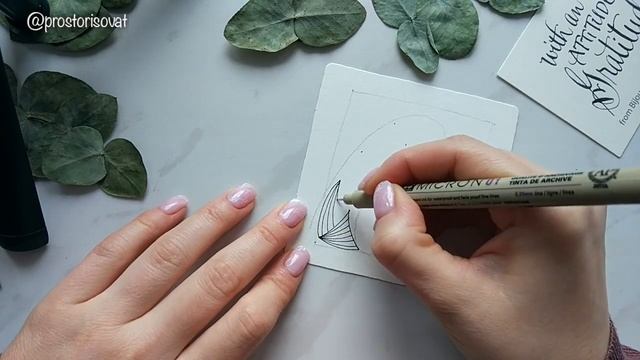 Узоры Зентангла | Рисуем тангл Munchin