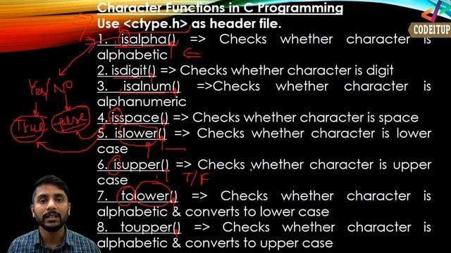 Character Functions in C Programming | isalpha, isdigit, isalnum, isspace, islower etc | In Hindi смотреть онлайн