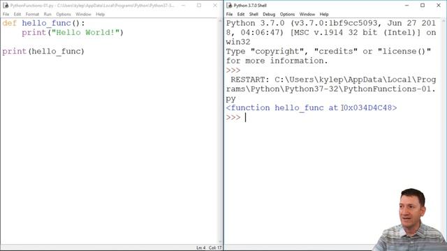 Calling a python function смотреть онлайн