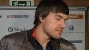 Евгений Артюхин после матча Россия - Финляндя