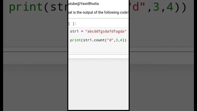 #3 string | Find Occurrences in Strings Effortlessly with Python's Count Method смотреть онлайн