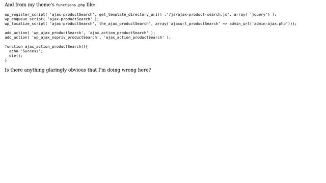 Wordpress: Using AJAX to return search form results смотреть онлайн