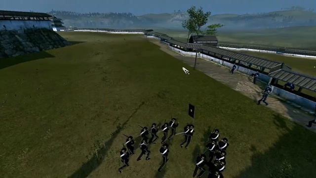 Гвардейцы императора против войск повстанцев дома Айдзу!!! Total War. SHOGUN 2 смотреть онлайн