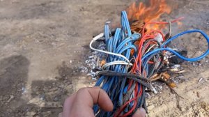 ОБЖИГ МЕДНЫХ ПРОВОДОВ БЕЗ ПОТЕРЬ И ЗАСОРА!СКОЛЬКО МЕДИ УДАЛОСЬ ДОБЫТЬ?КАК ПРАВИЛЬНО ОБЖИГАТЬ ПРОВОД