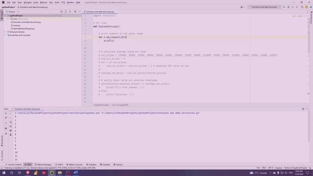 Python functions, for loop, iterating over list, range (Python for Data Analysis) смотреть онлайн
