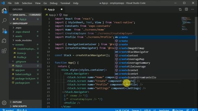 11 adding React Navigation v5 | React Native tutorial in English смотреть онлайн