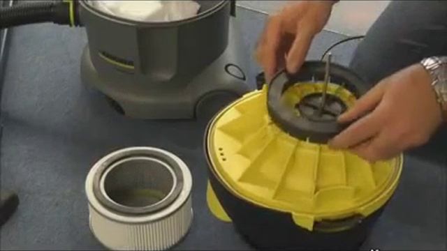 Керхер T 10/1 установка hepa фильтра в пылесос смотреть онлайн