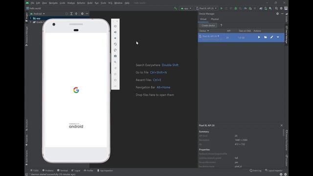 How to build your first Android application by the Android studio using Kotlin language? смотреть онлайн