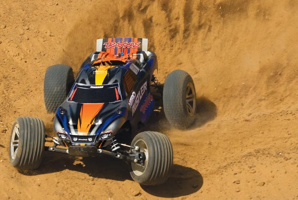 Traxxas Rustler Nitro Rc Car 1/10