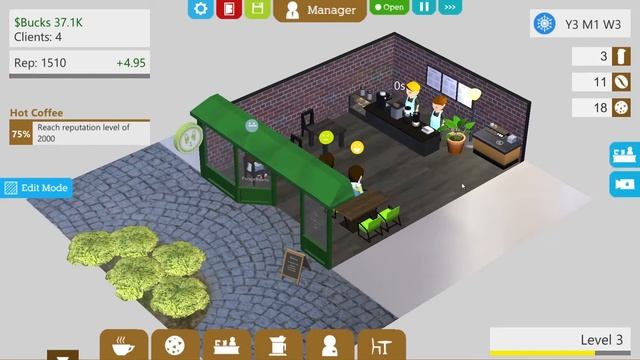 Coffee Shop Tycoon - Part 2: The Du Latte Awards - Let's Play Coffee Shop Tycoon смотреть онлайн