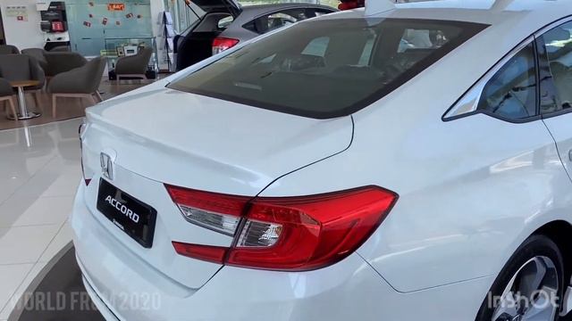 All New Honda Accord 1.5 TC-P 2020 Malaysia White Color Walk around смотреть онлайн
