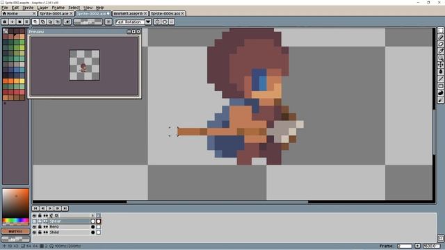 Анимация атаки | Aseprite | Pixel Art