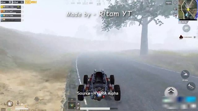 HYDRA ALpha + 【Bi】Tipa + Python vs Hind Gaming Latest Fight;Tipa 1v3 ;HYDRA +【Bi】 vs Hind;|Emulator смотреть онлайн