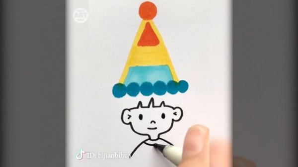 SIMPLE DRAWING TRICKS. HOW TO DRAW EASY WITH MARKERS. DRAWINGS IDEAS FOR BEGINNERS