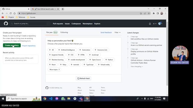 Sign UP in Githib to git link to your websites смотреть онлайн