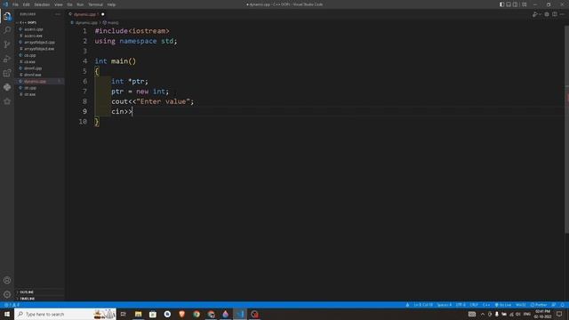 Dynamic Memory Allocation in C++ | Object Oriented Programming смотреть онлайн