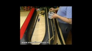 11. Как приклеить усиления из привала к баллонам ПВХ лодки