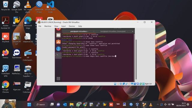 Using Chmod/Chown Commands in Linux смотреть онлайн