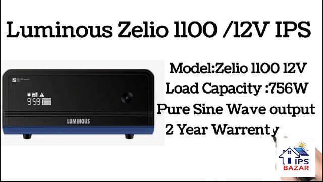 Luminous Zelio+ 1100 Pure Sinewave 900VA/12V Inverter || Luminous ips price смотреть онлайн