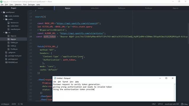 Spotify using React js смотреть онлайн