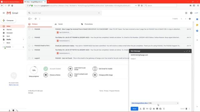 How to Send a Fax From Your Email with FAXAGE смотреть онлайн