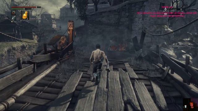 (PC livestream testing) Dark Souls 3 Bloodborne Hunter's Combat mod смотреть онлайн