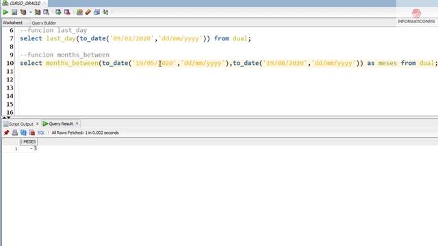 Curso de Oracle SQL en español desde cero | FUNCIONES DATE en Oracle SQL video(22) смотреть онлайн