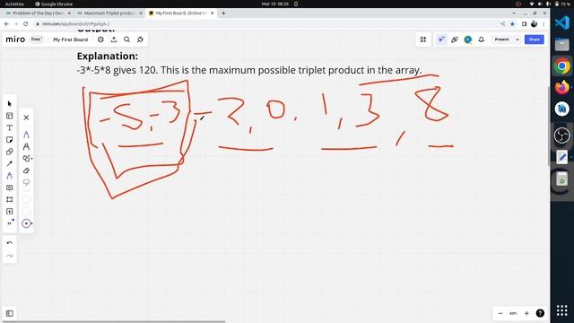 DAY 18 | Maximum Triplet product | JAVA | GFG POTD | 10 Mar #potd #gfg смотреть онлайн