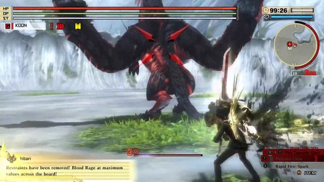 God Eater 2 Rage Burst -Crimson Orochi (Blood Rage Mode+Rising Dragon) смотреть онлайн