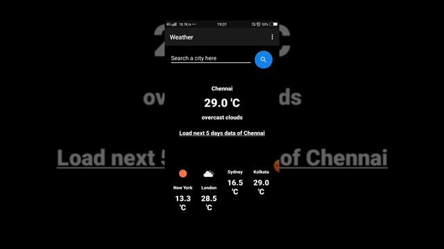 Weather app using Kotlin смотреть онлайн