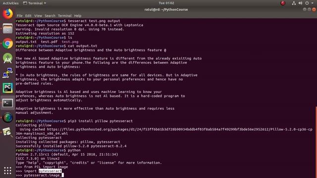 How to extract text from images using tesseract with Python(Tesseract OCR with Python) смотреть онлайн