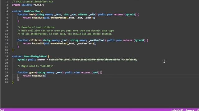 Solidity Message Encryption смотреть онлайн
