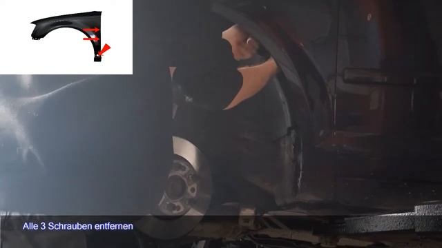 Audi A3 (8P) Kotflügel tauschen/wechseln/abbauen [fender removal] - Tutorial смотреть онлайн