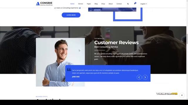 Consbie - Business and Consulting Elementor WordPress Theme 15 corporate Nanase смотреть онлайн