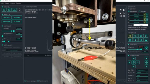 Макросы в визуализаторе Inectra CNC