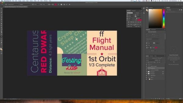 How to use Opentype font features in Photoshop