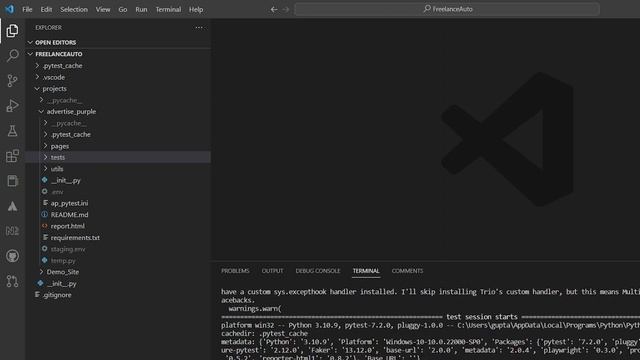 Playwright Pytest Python Page Object Model Framework смотреть онлайн