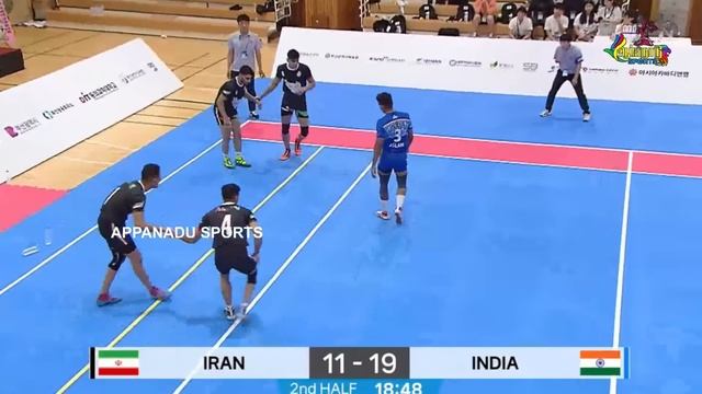 INDIA VS IRAN || ASIAN KABADDI CHAMPIONSHIP 2023 @appanadu_Sports19 смотреть онлайн