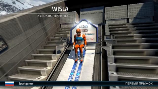 Спортивная игра прыжки на лыжах Ski Jumping Pro смотреть онлайн