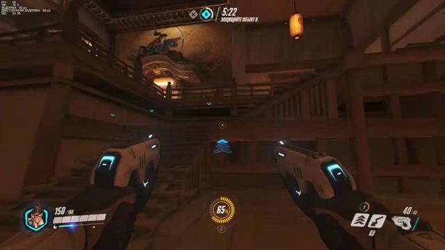 Overwatch | Tracer Gameplay Closed BETA | Игра за Трейсер смотреть онлайн