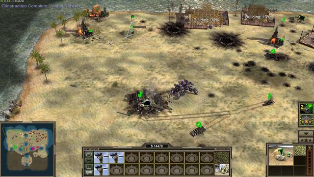 C&C Generals Contra X Developer Build Games #61 - 2v2s
