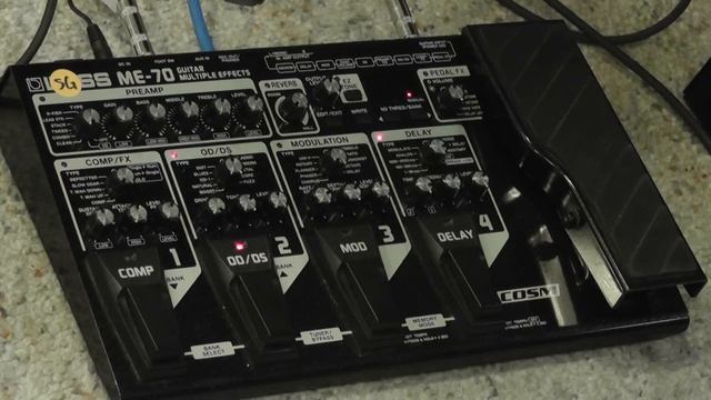 Boss ME 70 Electric Guitar Demo