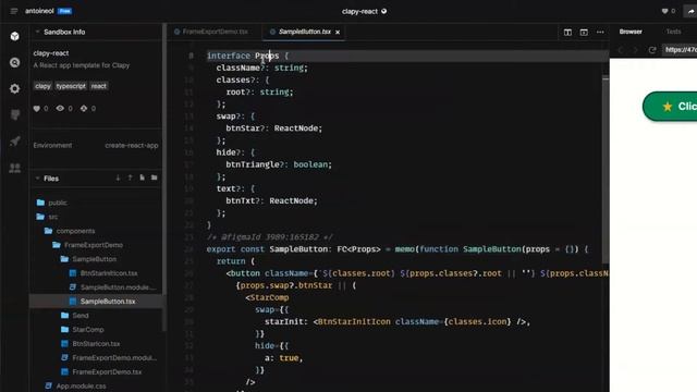 React components with properties from Figma смотреть онлайн