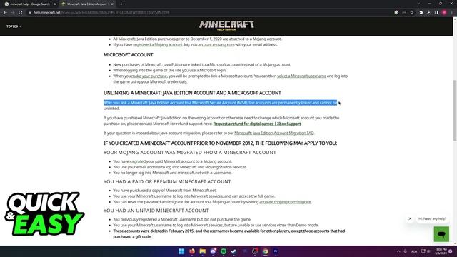 How To Unlink Minecraft Account from Microsoft смотреть онлайн