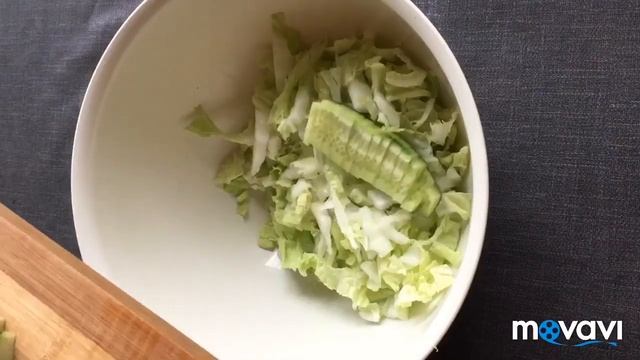 Салата из пекинской капусты с огурцом смотреть онлайн
