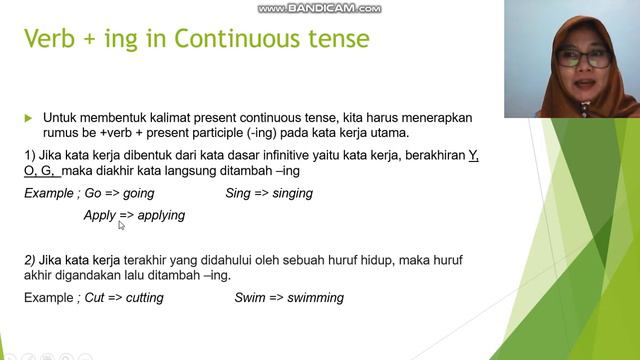 PRESENT CONTINUOUS TENSE смотреть онлайн