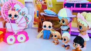 КИНДЕР КУПИШЬ-ПОЙДУ В САДИК? Маленькая бумажная вредина) Куклы ЛОЛ сюрприз смешные мультики